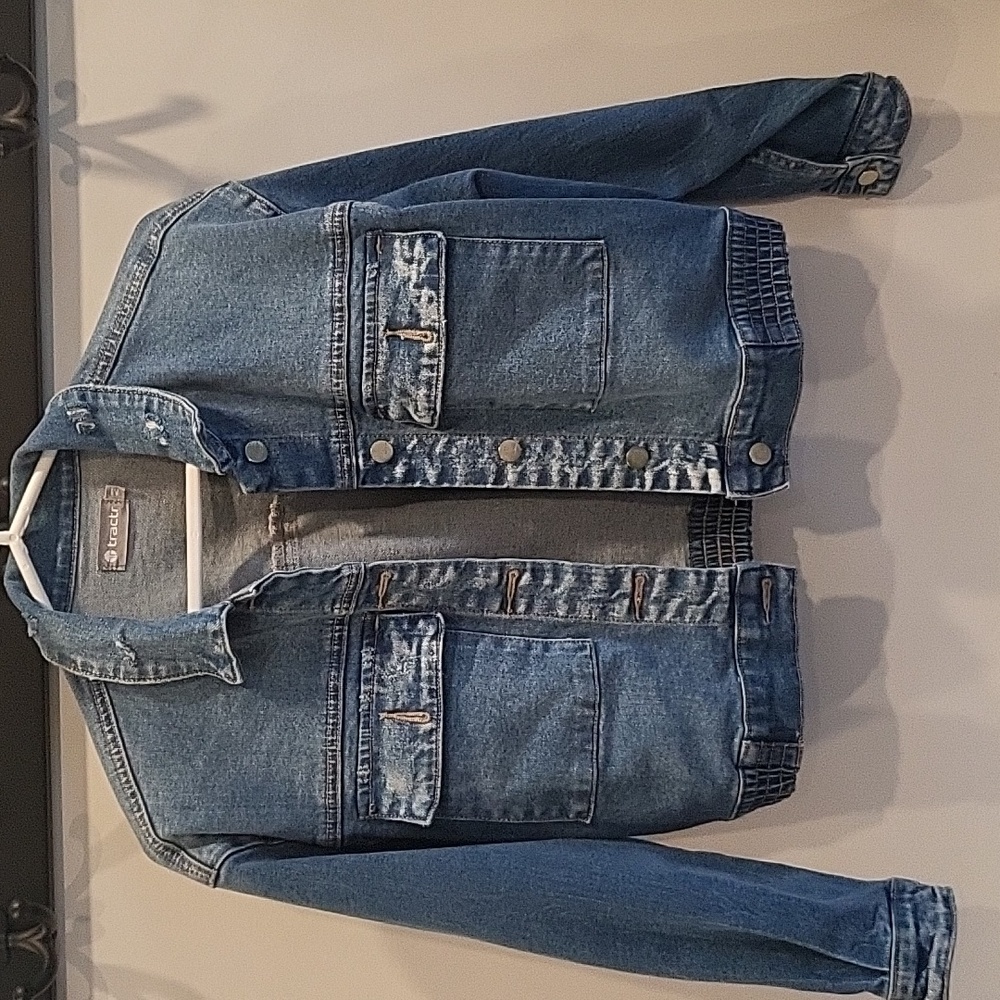 Tractr size M girls denim jacket